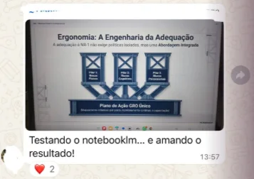 Depoimento de aluna: Testando o NotebookLM